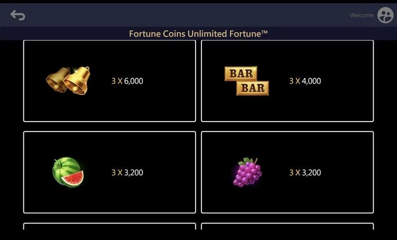 Fortune Coins Unlimited Fortune - διευρυμένο πεδίο 3x5 με συλλογή νομισμάτων